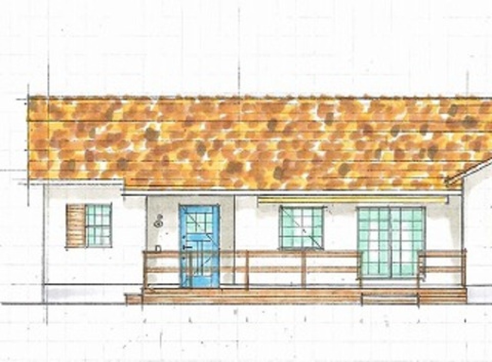 緑いっぱいの中で平屋暮らし かわいいカフェ風の家 自然素材の注文住宅なら兵庫のmdホームズの事例集