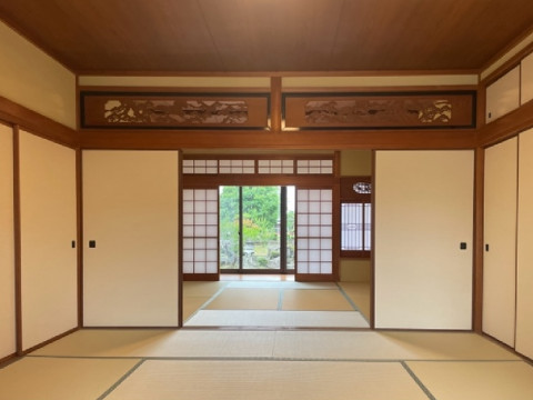 二間続きの和室