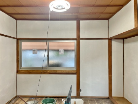 和室漆喰壁