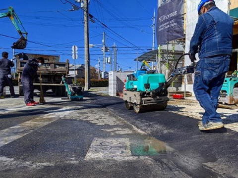 道路埋め戻し
